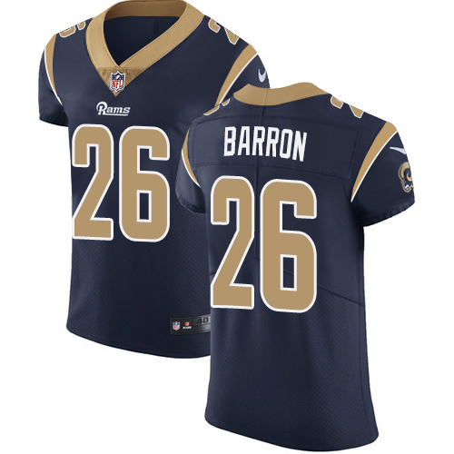 Nike Rams #26 Mark Barron Navy Blue Team Color Men's Stitched NFL Vapor Untouchable Elite Jersey